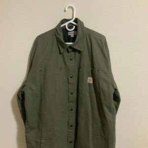 Carhartt Men's Duck Traditional Quilt-Lined Jacket XL